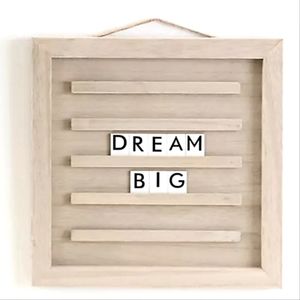 Scrabble Letter Board- removeable letters